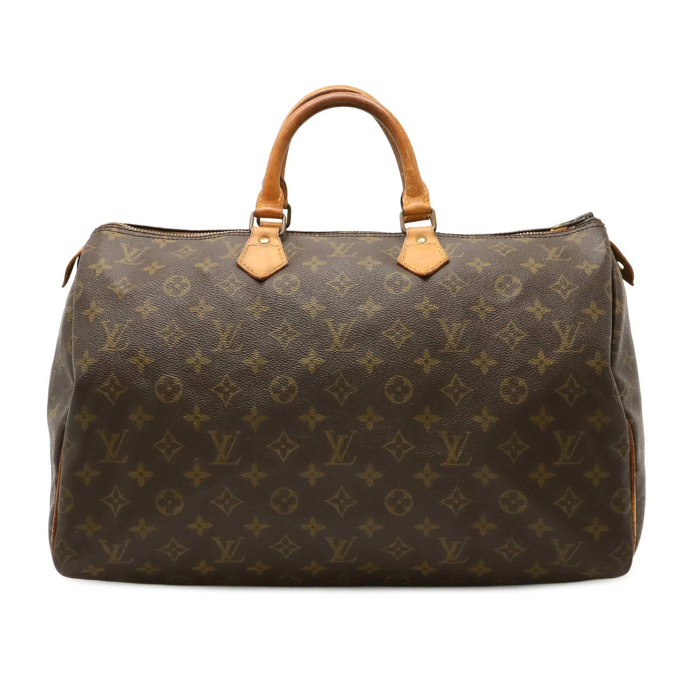 LOUIS VUITTON Monogram Speedy Handbag Boston Bag Travel